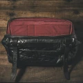 Torba Wotancraft NIGHT RIDER LEATHER SLING BAG Czarna Notopstryk