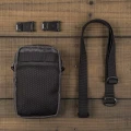 Wotancraft ZIPPER POUCH Charcoal Black canvas Notopstryk