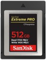 Karta Sandisk 512GB 1700/1400 MB/s Extreme Pro CFexpress Type B Notopstryk