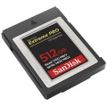 Karta Sandisk 512GB 1700/1400 MB/s Extreme Pro CFexpress Type B Notopstryk