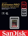 Karta Sandisk 512GB 1700/1400 MB/s Extreme Pro CFexpress Type B Notopstryk