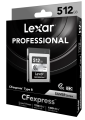 Karta Lexar CFexpress Type B Pro Silver Series R1750/W1300 512GB