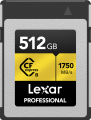 Lexar CFexpress Type B Pro Gold R1750/W1500 512GB Notopstryk