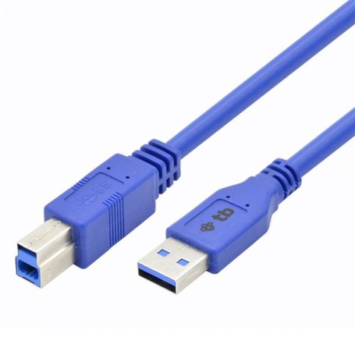 Kabel TB AM-BM 1,8 m niebieski Notopstryk