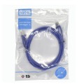 Kabel TB AM-BM 1,8 m niebieski Notopstryk