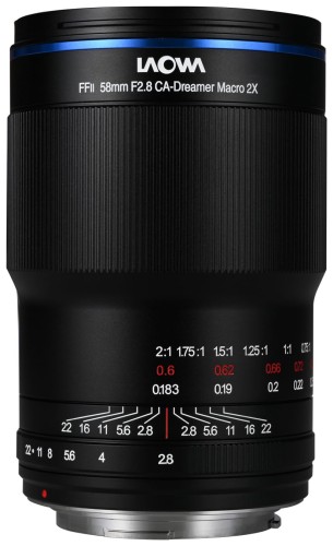 Obiektyw Venus Optics Laowa 58 mm f/2,8 2x Ultra Macro APO Canon RF Notopstryk