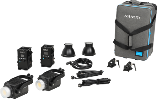 Lampa LED Nanlite Forza 300 II - zestaw 2 lamp z walizką