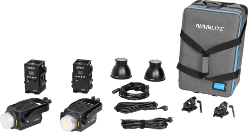 Lampa LED Nanlite Forza 300B II - zestaw 2 lamp z walizką