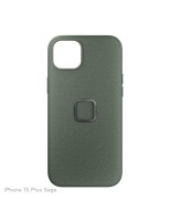 Etui na telefon Peak Design Mobile Etui Everyday Case Fabric iPhone 15 Plus | szarozielony