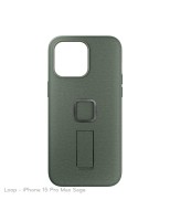 Etui na telefon Peak Design Mobile Etui Everyday Case Loop iPhone 15 Pro Max v2 | szarozielony