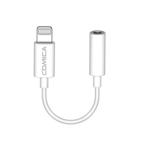 Adapter audio Comica Mini Jack 3.5mm TRSS do Lightning