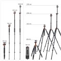 Statyw K&F Concept K234A7 230 cm z funkcją monopodu + Głowica kulowa
