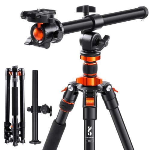 Statyw K&F Concept K234A7 230 cm z funkcją monopodu + Głowica kulowa