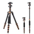 Statyw K&F Concept BA225 152 cm z fukcją monopodu + Głowica kulowa