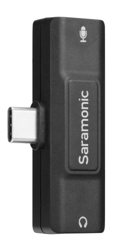 Adapter audio Saramonic EA2U mini Jack TRS / USB-C z wyjściem słuchawkowym