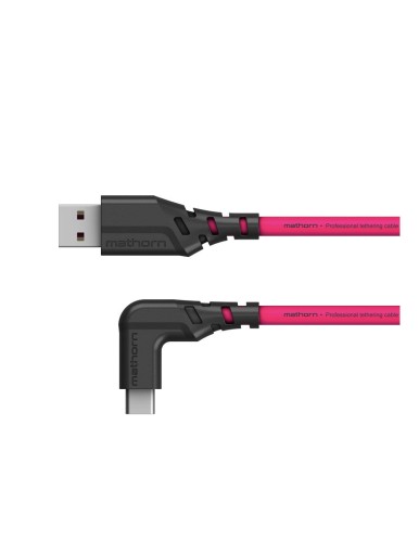 Kabel do tetheringu Mathorn 2m 10Gbps 60W USB A-C90 Magenta