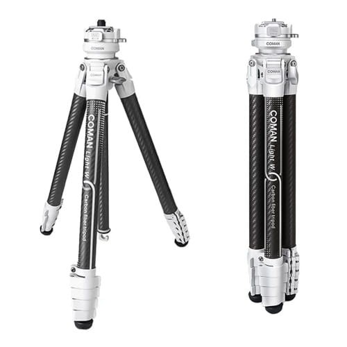 Coman Light-W Karbonowy statyw fotograficzny 158cm [BIAŁY] 1.jpg