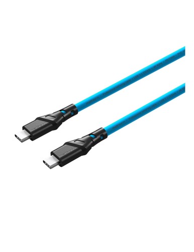 Kabel do tetheringu Mathorn 2m 20Gbps PD100W USB C-C ArcticBlue