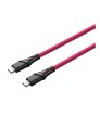 Kabel do tetheringu Mathorn 2m 20Gbps PD100W USB C-C Magenta