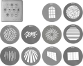 Zestaw filtrów Nanlite GOBO do PJ-BM Set 1