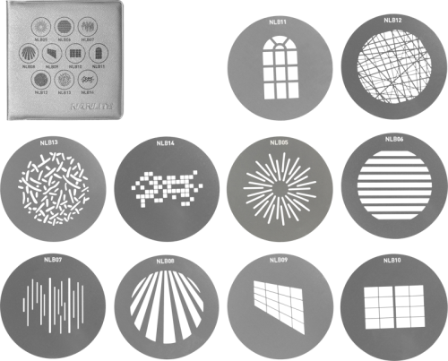 Zestaw filtrów Nanlite GOBO do PJ-BM Set 1