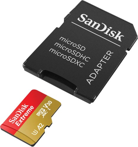 Karta pamięci SanDisk Extreme microSDXC 128 GB 190/90 MB/s ActionCam A2 C10 V30 UHS-I U3