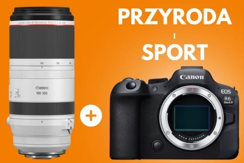 Aparat Canon EOS R6 Mark II + Canon RF 100-500 mm f/4.5-7.1 L IS USM