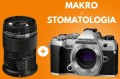 Aparat OM SYSTEM OM-5 + Olympus (OM System) ED 60 mm f/2.8 Macro + Lampa