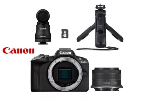 Aparat Canon EOS R50 body + RF-S 18-45 mm f/4.5-6.3 IS STM