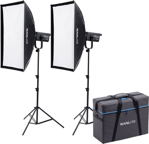 Zestaw studyjny Nanlite FS-300B Bi-Colour 2 light kit with stand