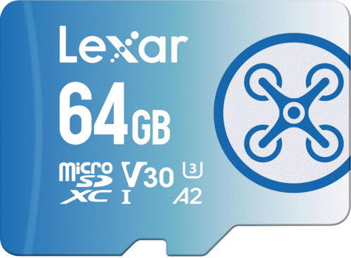 Karta pamięci Lexar Fly microSDXC UHS-I/A2/U3 R160/W60MB (V30) 64GB