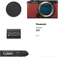 Aparat Panasonic Lumix S9 body czerwony