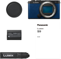 Aparat Panasonic Lumix S9 body niebieski