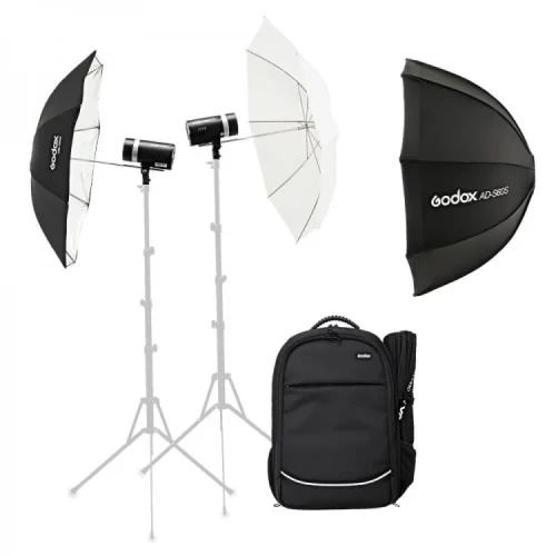 Zestaw lamp Godox AD300 PRO TTL Dual z plecakiem