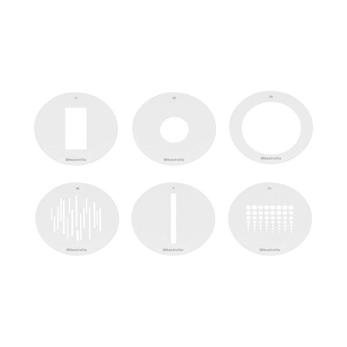 Zestaw filtrów Quadralite 58mm Gobo geometryczny