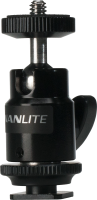 Mini głowica kulowa Nanlite z adapterem gorącej stopki