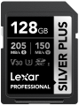 Karta pamięci Lexar Professional SILVER Plus SDXC 128GB R205/W150 V30