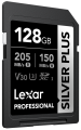 Karta pamięci Lexar Professional SILVER Plus SDXC 128GB R205/W150 V30