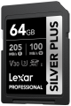 Karta pamięci Lexar Professional SILVER Plus SDXC 64GB R205/W100 V30