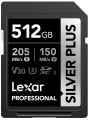 Karta pamięci Lexar Professional SILVER Plus SDXC 512GB R205/W150 V30