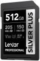 Karta pamięci Lexar Professional SILVER Plus SDXC 512GB R205/W150 V30
