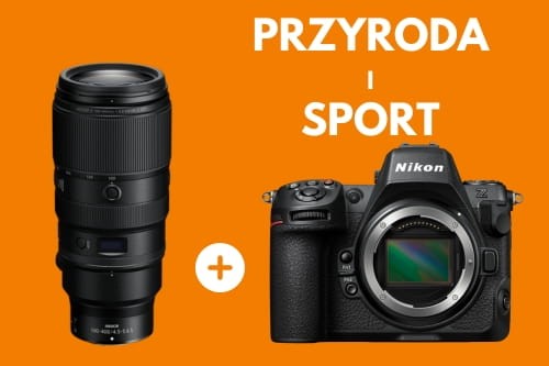 Aparat Nikon Z 8 body + Obiektyw Nikkor Z 100-400 mm f/4.5-5.6