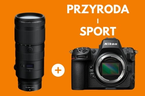 Aparat Nikon Z 8 body + Obiektyw Nikkor Z 70-200 mm f/2.8 S
