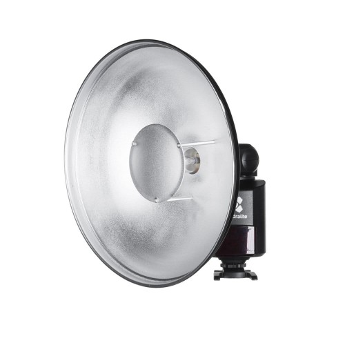 Beauty Dish Quadralite Reporter srebrny 30 cm