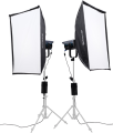Nanlite FC-300B Bi-Color 2 light kit with stand