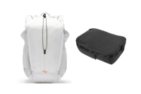 Zestaw Plecak Outdoor Peak Design Backpack 45L Biały + Wkład Travel Line Peak Design Camera Cube v2 Large