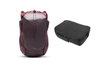 Zestaw Plecak Outdoor Peak Design Backpack 45L Ciemny Fiolet + Wkład Travel Line Peak Design Camera Cube v2 Large
