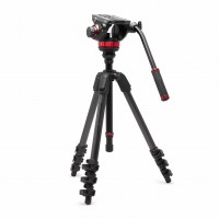 Statyw Manfrotto 055 Video Alu + głowicą 502AH