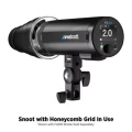 Strumienica WESTCOTT Snoot + Grid L60-B, FJ200, FJ80 (FJ80 magnetyczny ring)