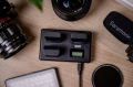 Ładowarka trójkanałowa Newell TT-USB-C do akumulatorów NP-FW50 do Sony_11_HD.png